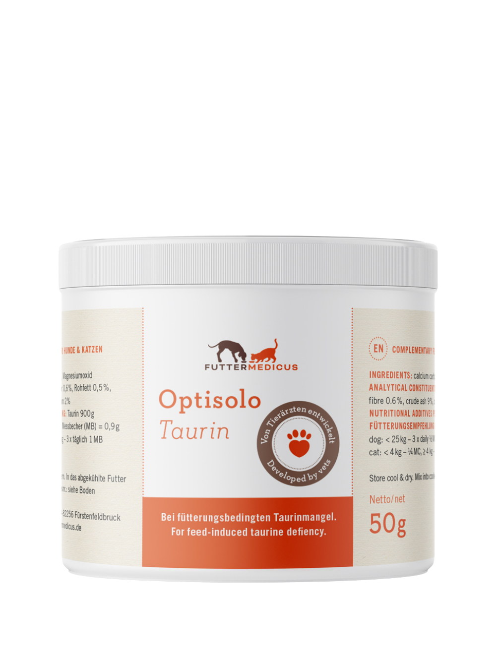 Futtermedicus Optisolo-Taurin 50 g