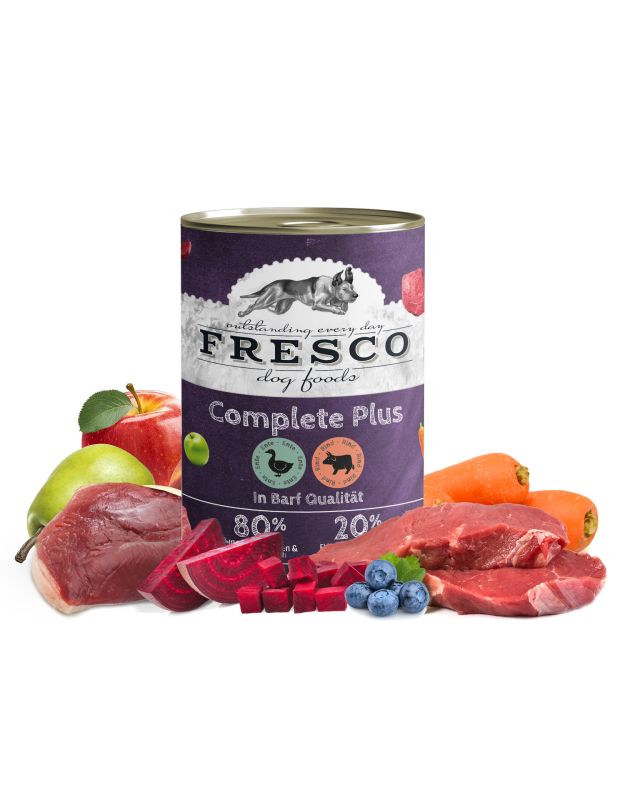 Nassbarf Complete Plus Ente mit Rind 400 g