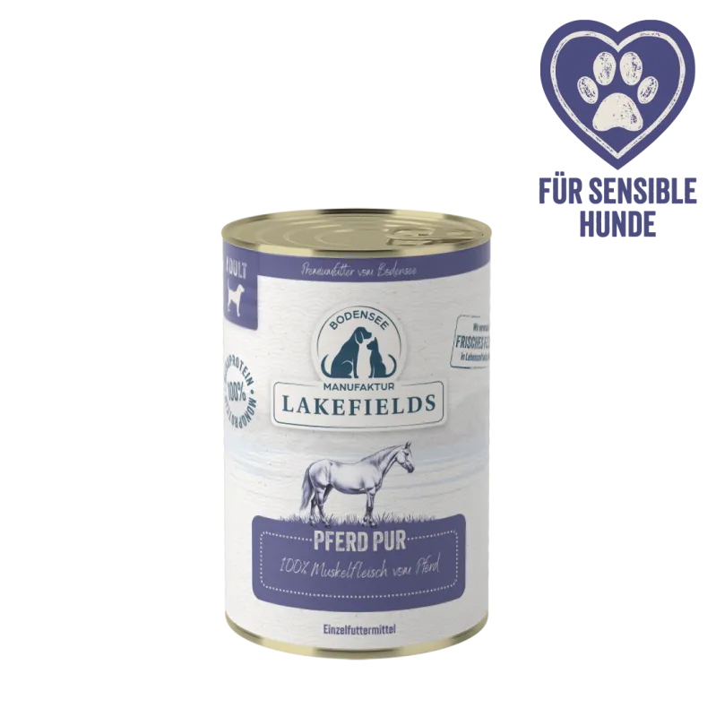 Dosenfleisch- Pferd PUR 400 g