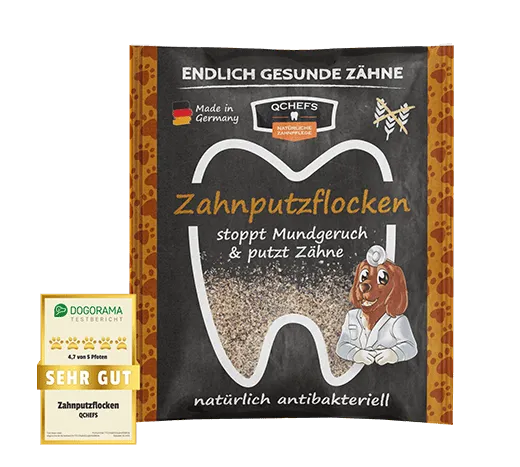 Zahnputzflocken Papie Hund 140 g