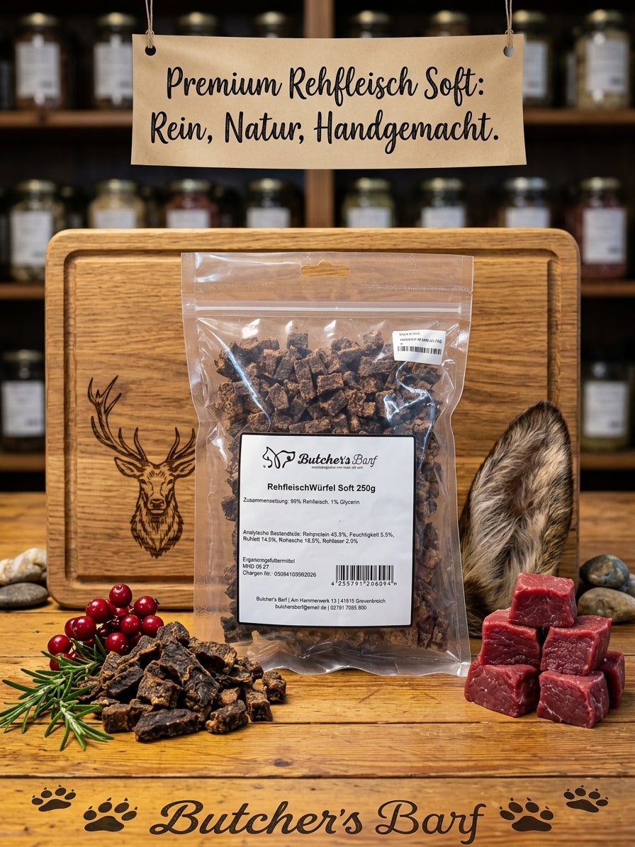 Rehfleisch Würfel soft 250 g